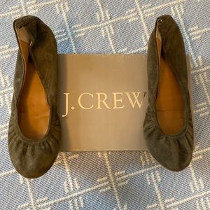 JCREW ballet flats in Olive green